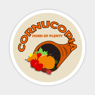 Cornucopia Thanksgiving Magnet